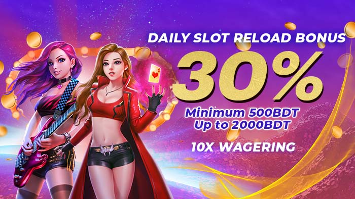 30% Daily Slots & RNG Reload Bonus