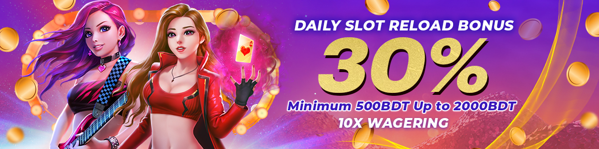 30% Daily Slots & RNG Reload Bonus